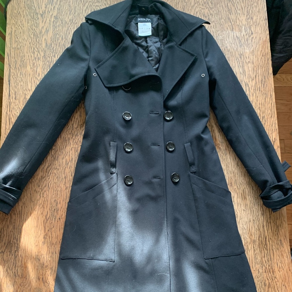 Patrizia Pepe Double breasted lined trench coat